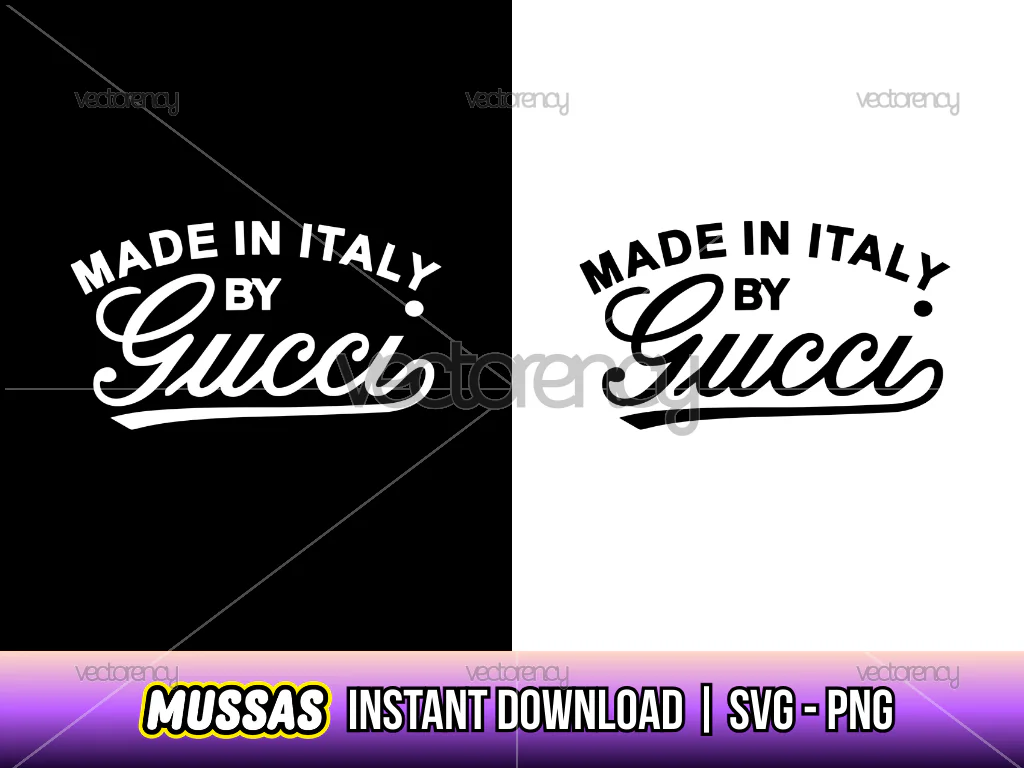 Made in Italy By Gucci SVG PNG