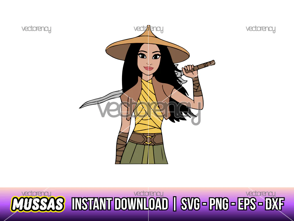 Raya SVG Princess Raya and The Last Dragon