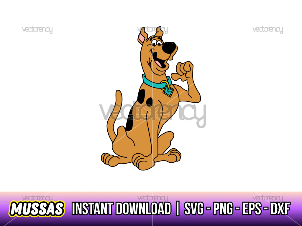 Scooby-Doo Cartoon SVG Vector