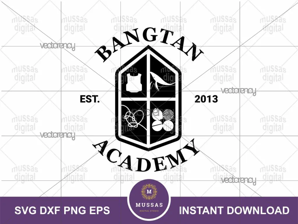 BTS Bangtan Academy SVG PNG