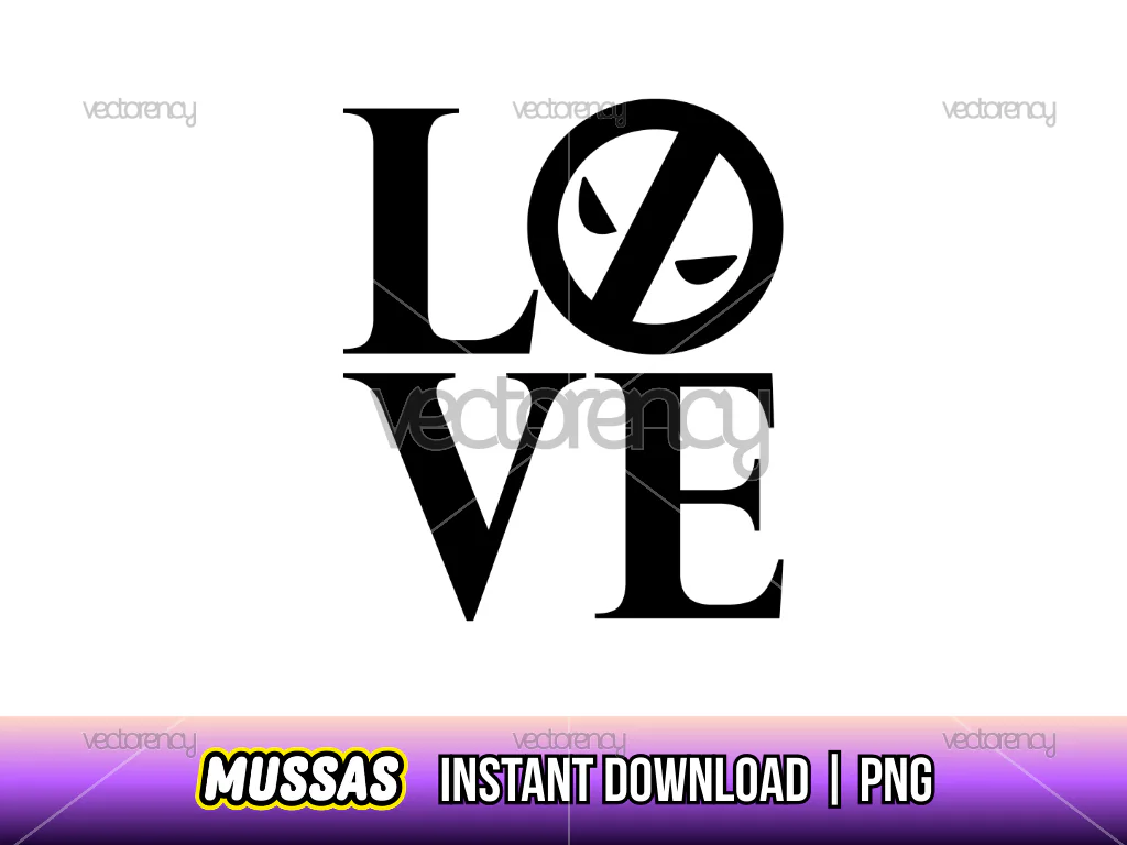 Love Deadpool PNG Free