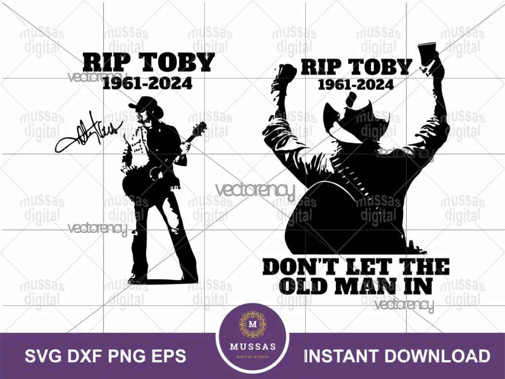 RIP Toby Keith SVG PNG EPS