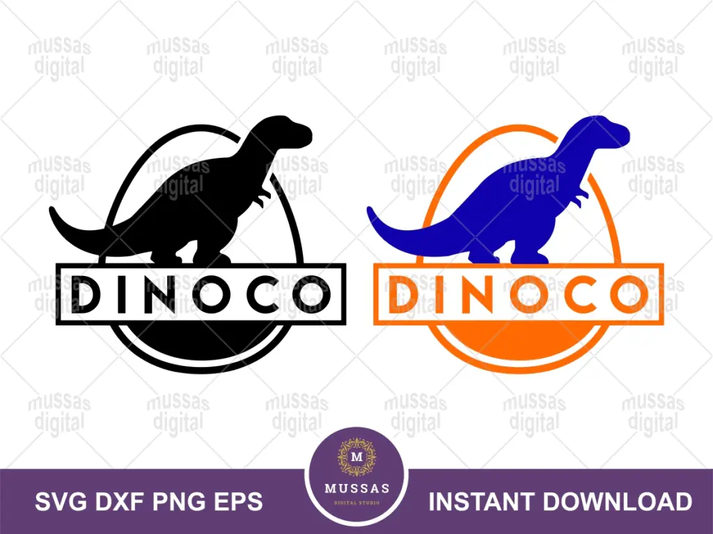 Dinoco SVG PNG Logo