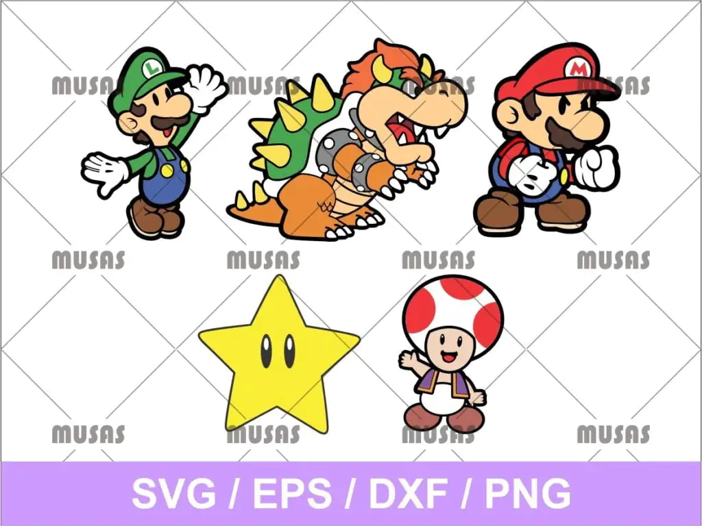 Super Mario Bros SVG