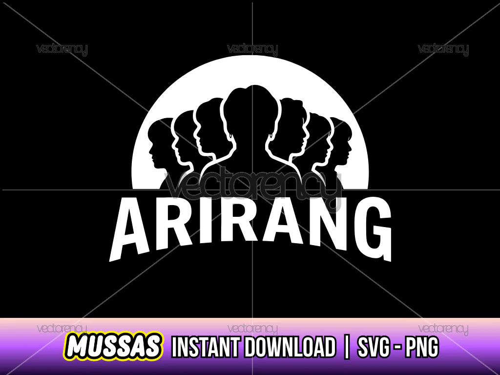 Design Arirang BTS Vector