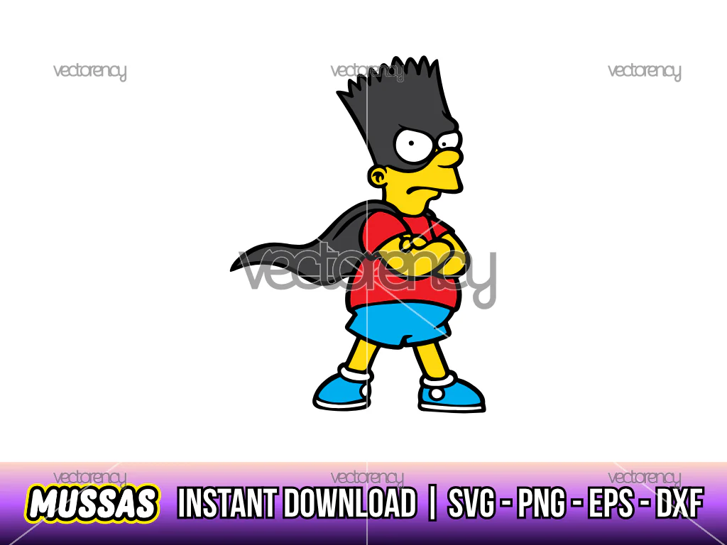 Bartman SVG Bart Batman Funny