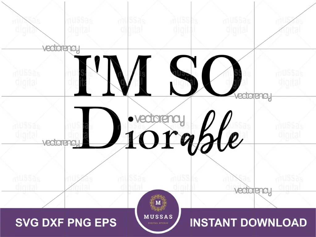 So Diorable Dior SVG