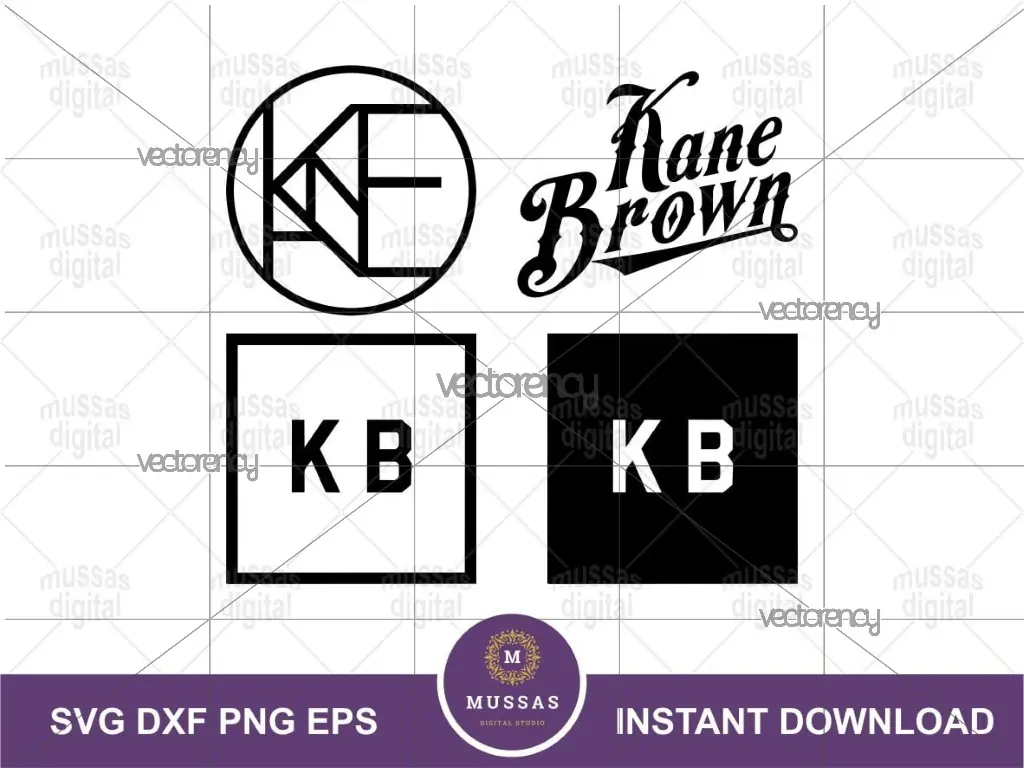 Kane Brown Logo SVG Vector File