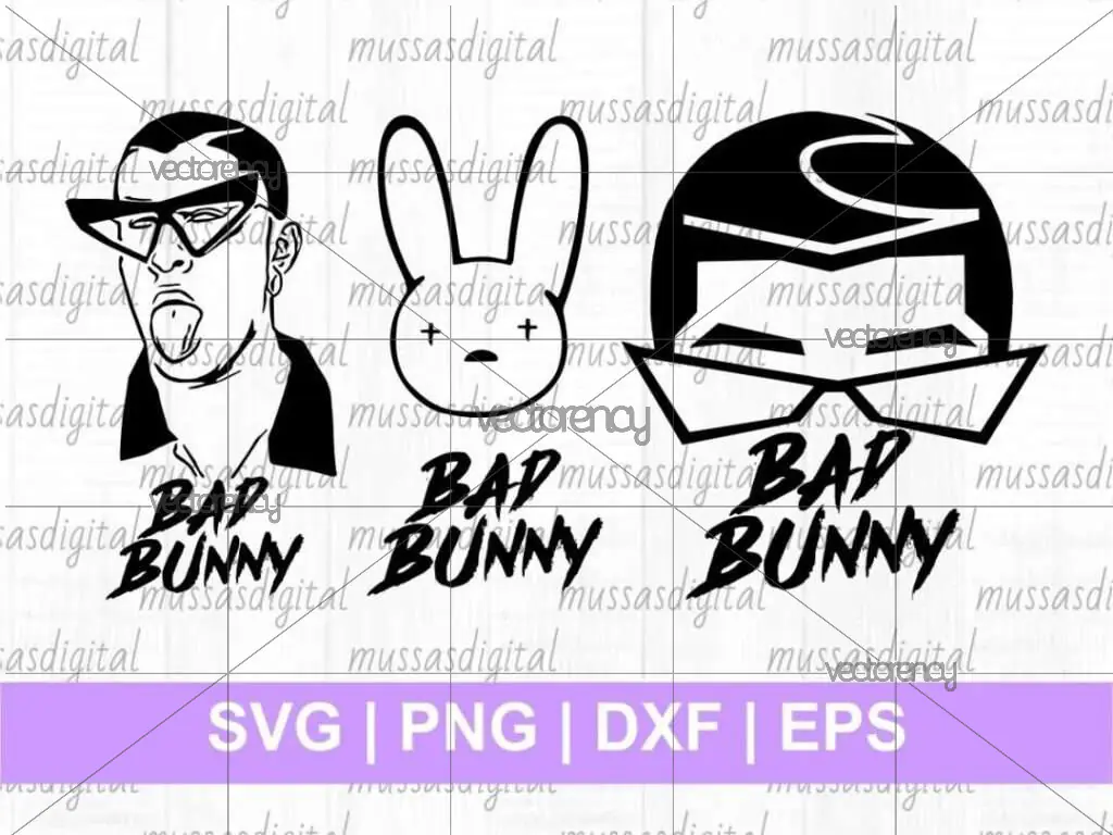 Bad Bunny SVG