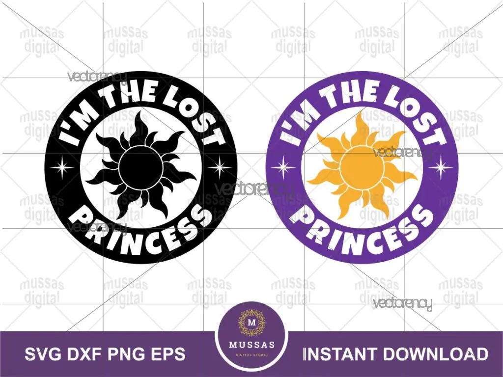 I’m the Lost Princess SVG, Rapunzel, Tangled Quote SVG