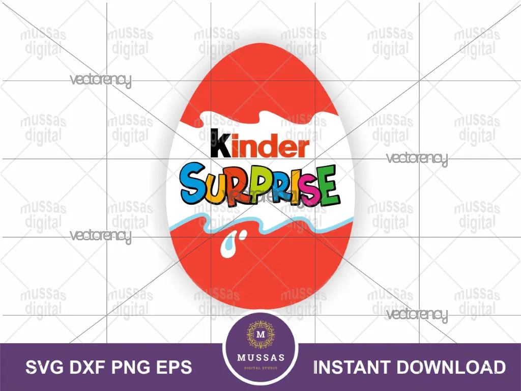 Kinder Surprise SVG Cut Files