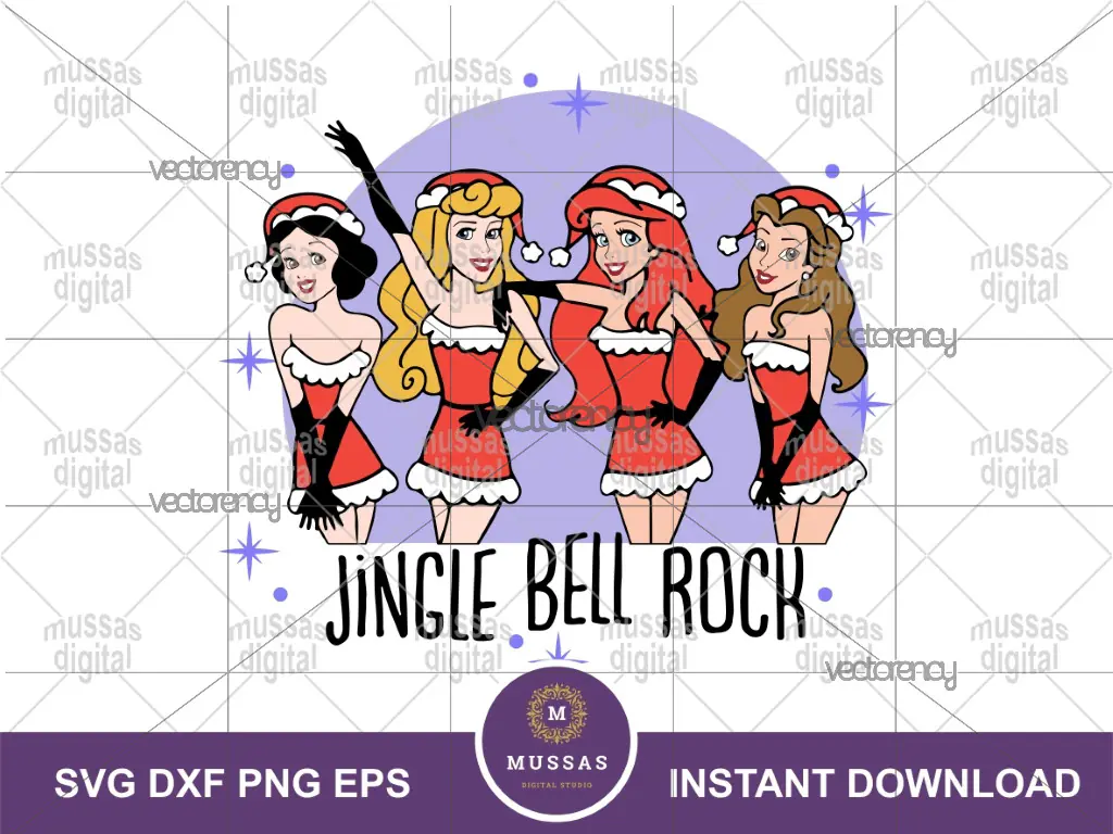 Jingle Bell Rock Christmas SVG Mean Girls Christmas Princess