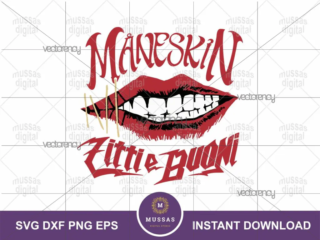 Maneskin Band SVG EPS