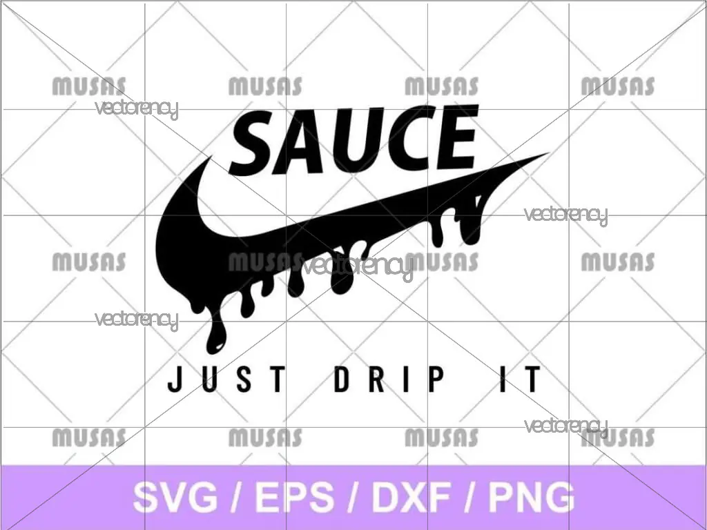 Sauce Just Drip It SVG