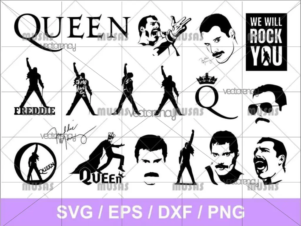 Queen Band SVG