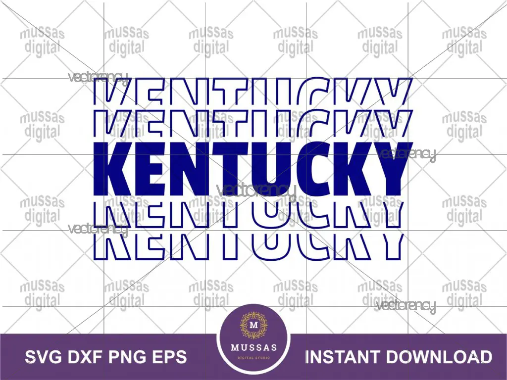 Kentucky Mirror Style SVG