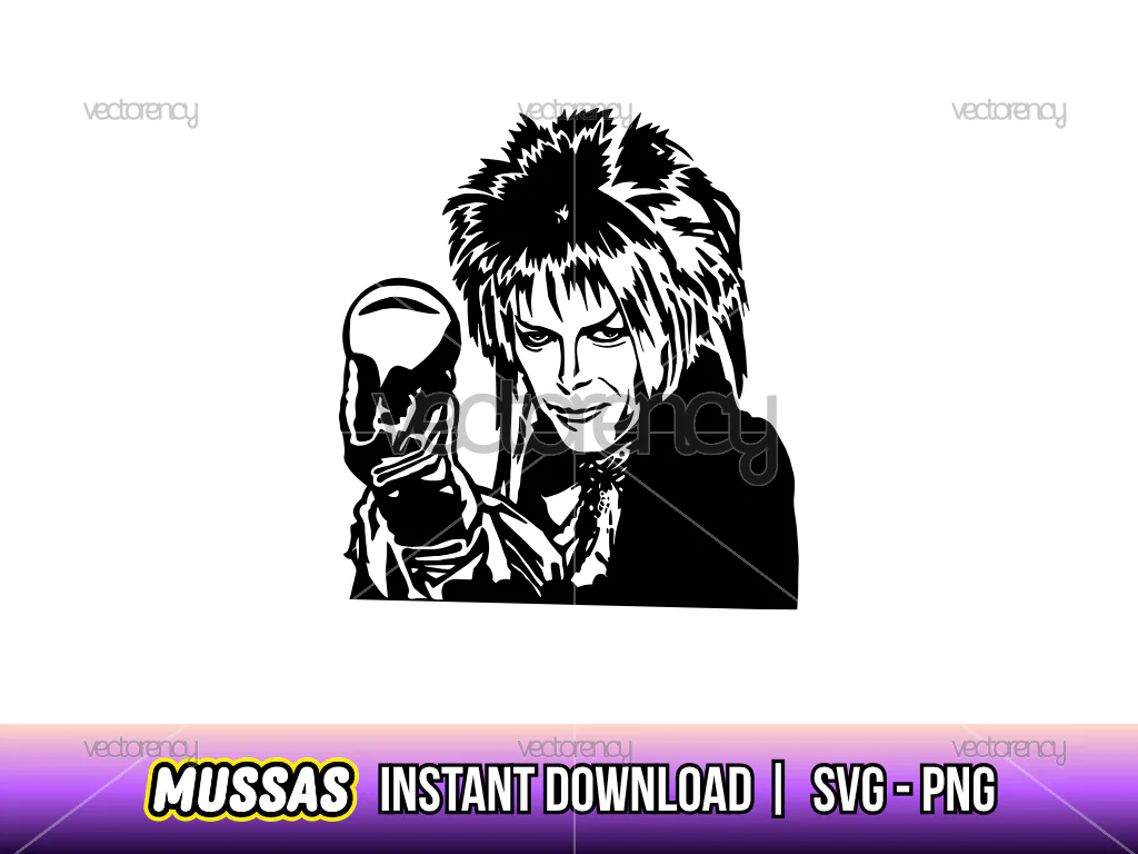 Jareth Labyrinth SVG PNG Image Download Vector