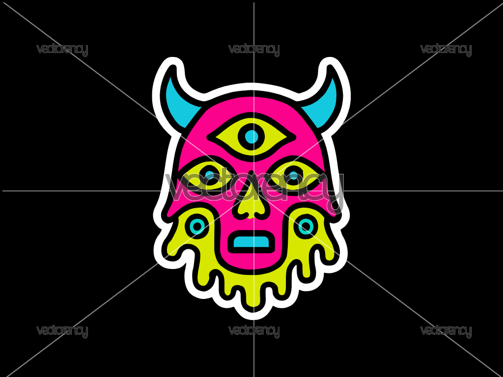 Sleep Token Psychedelic Aesthetic PNG Image Vector SVG DXF