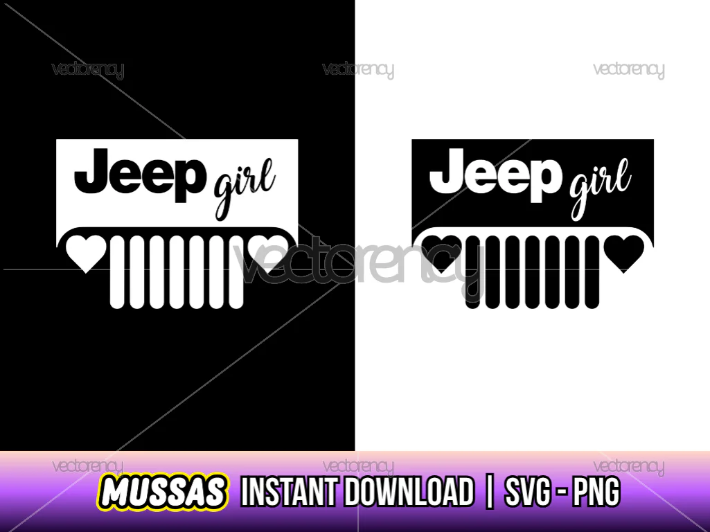 Jeep Girl PNG SVG Image Download