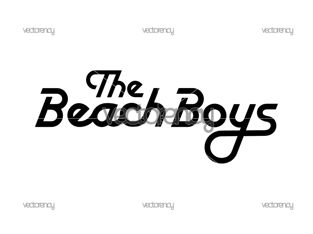 The Beach Boys Rock Band Logo SVG