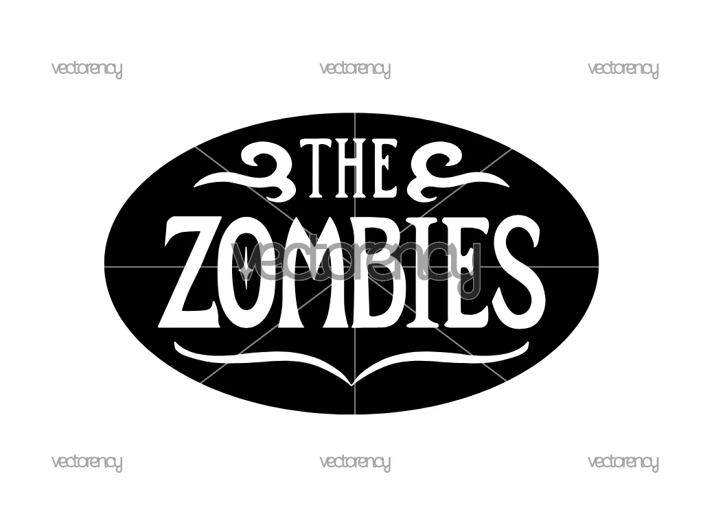 The Zombies SVG Logo Band Layered