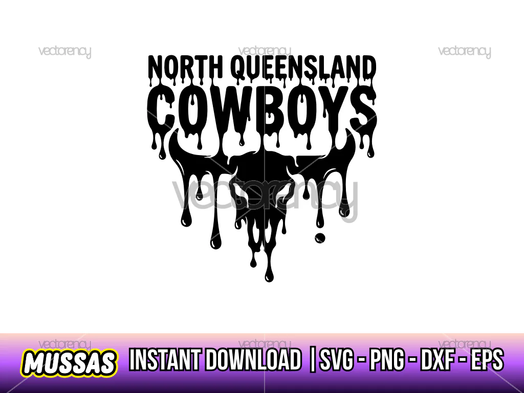 North Queensland Cowboys Vector SVG Logo PNG