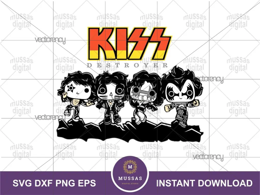 Baby Kiss Band SVG Cut File