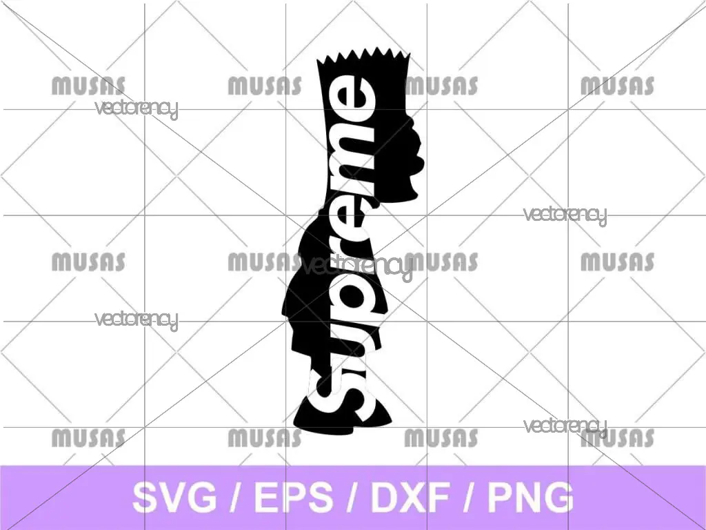 Supreme Simpson SVG