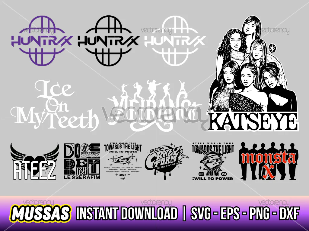 K-pop Logo Vector Pack EPS Vector