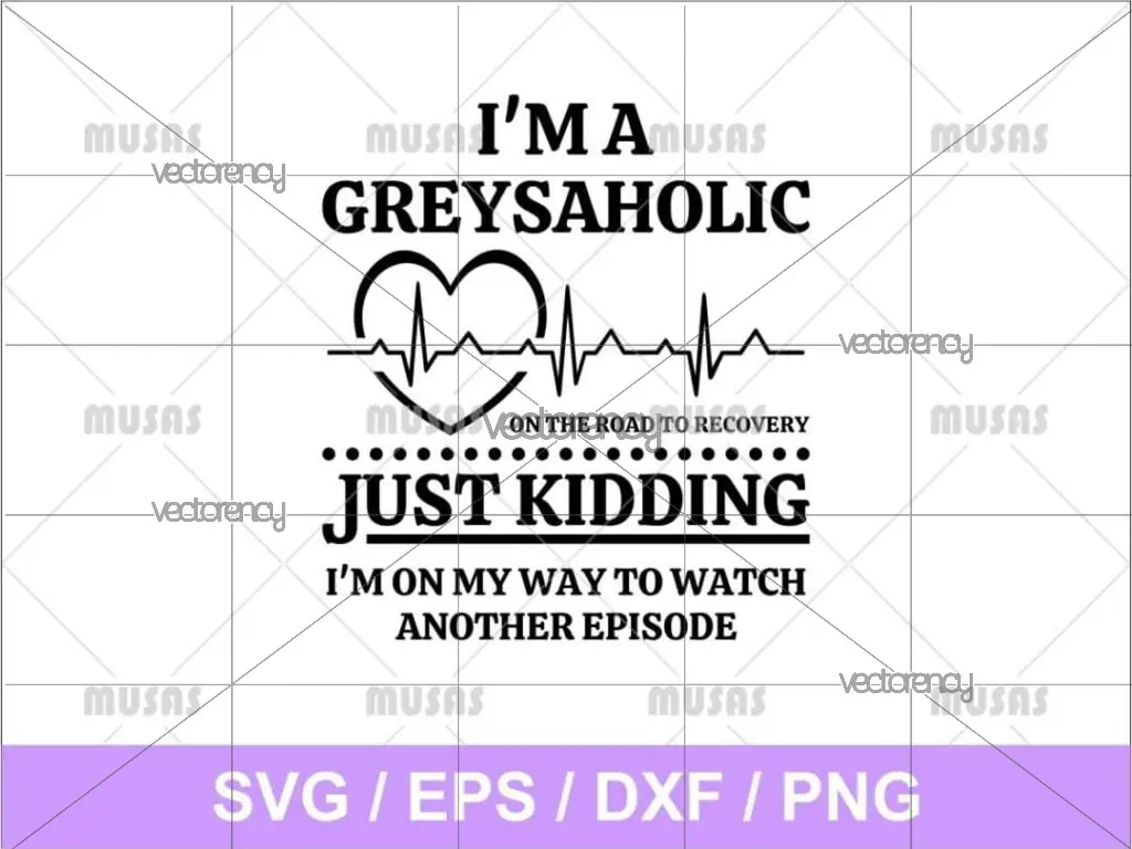 Greysaholic SVG