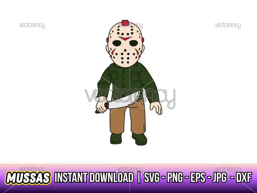 Baby Jason Voorhees Figure SVG Vector