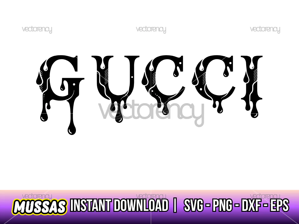 Gucci Drip Water Bloods PNG EPS SVG
