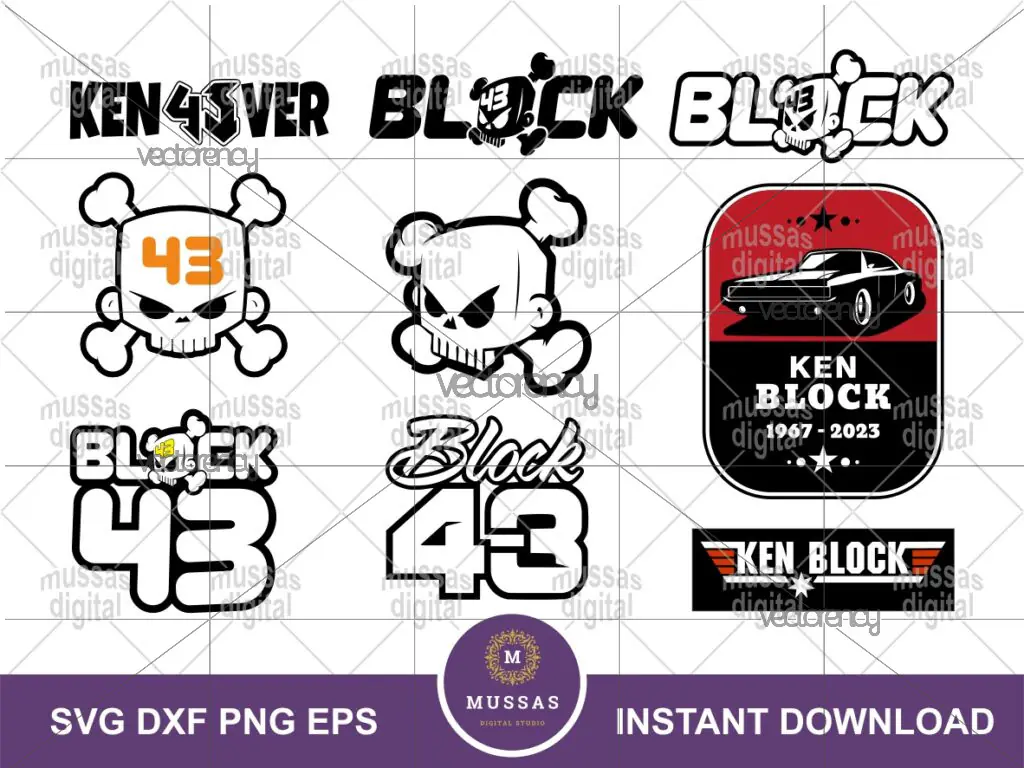 Ken Block SVG Bundle