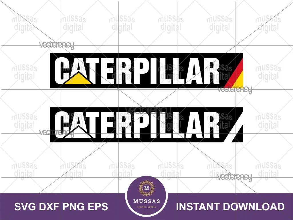 Caterpillar Equipment Machinery SVG Cricut