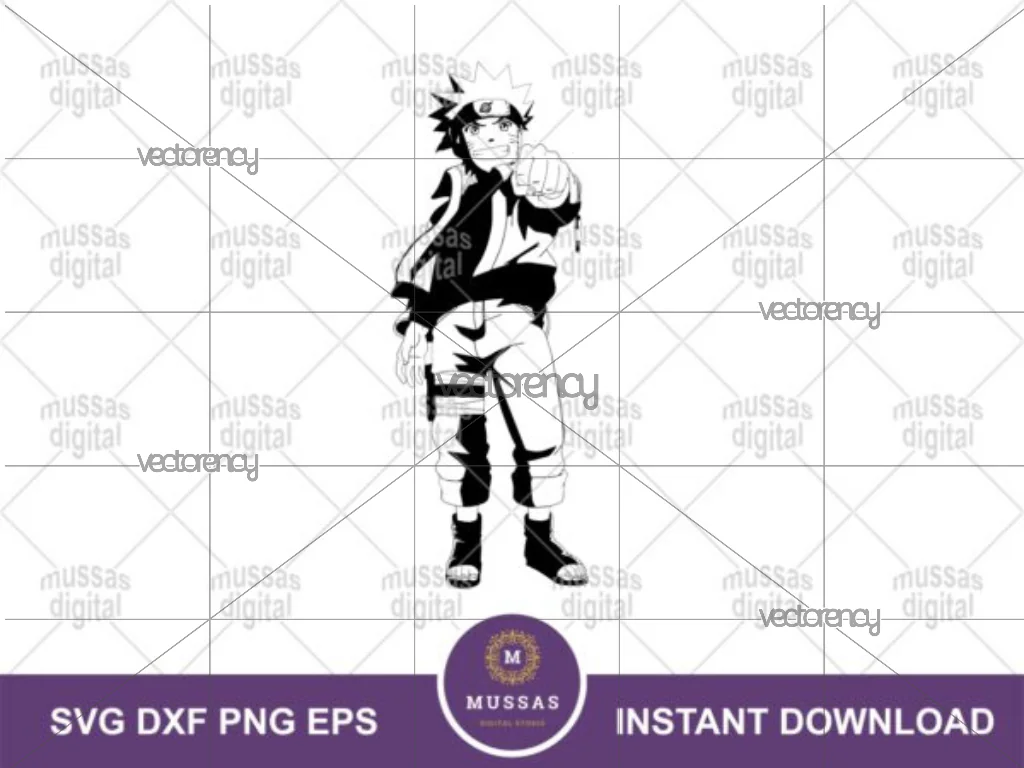 Naruto Shippuden SVG Cricut Cut Files Naruto Vector