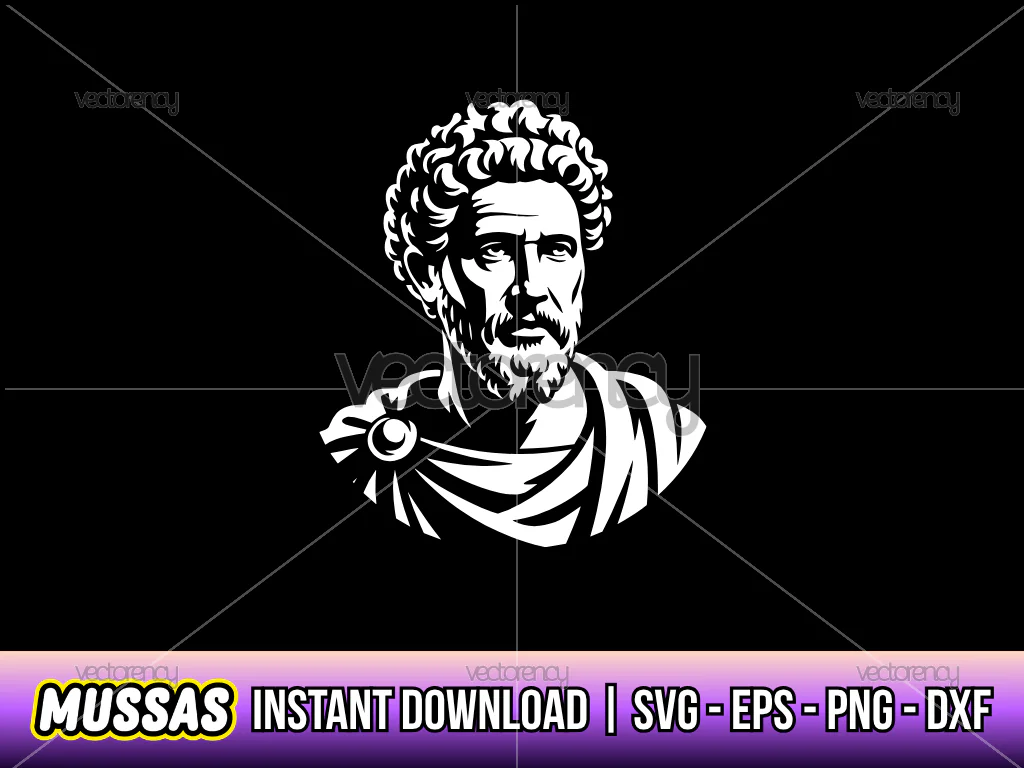 Marcus Aurelius SVG File Vector Premium PNG