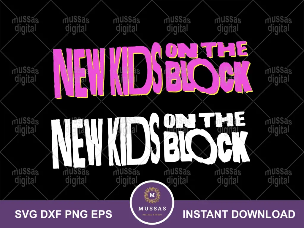 NKOTB Pink SVG PNG