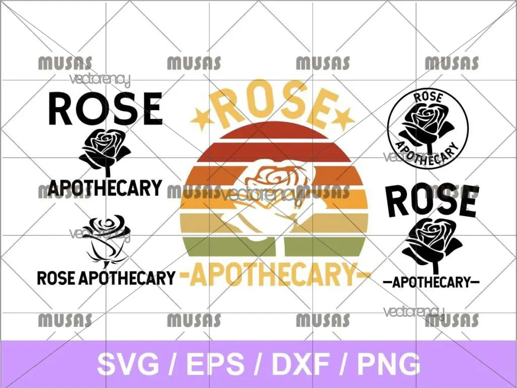 Rose Apothecary SVG