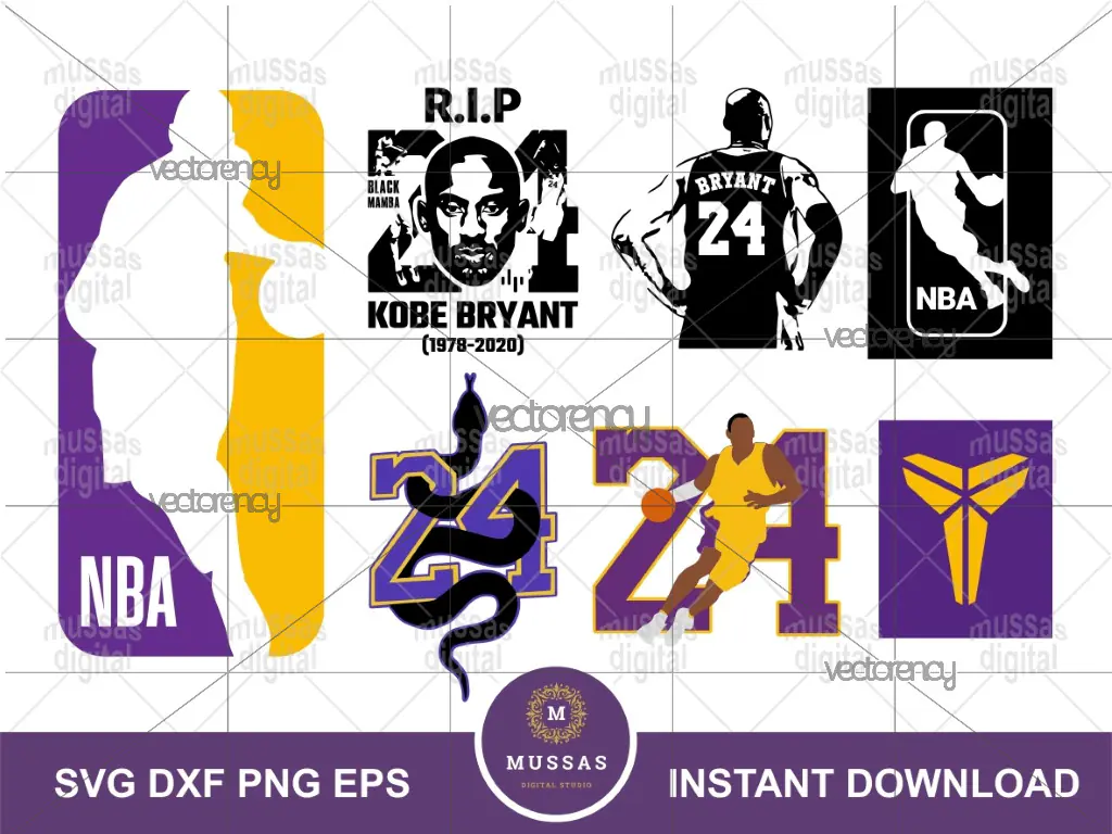 Kobe Black Mamba SVG Bundle