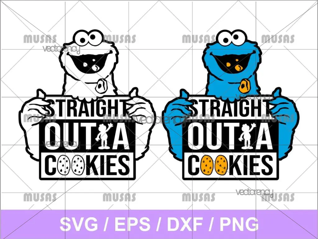 Straight Outta Cookies SVG