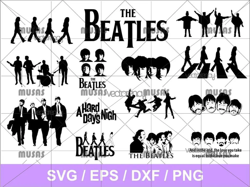 The Beatles SVG Bundle