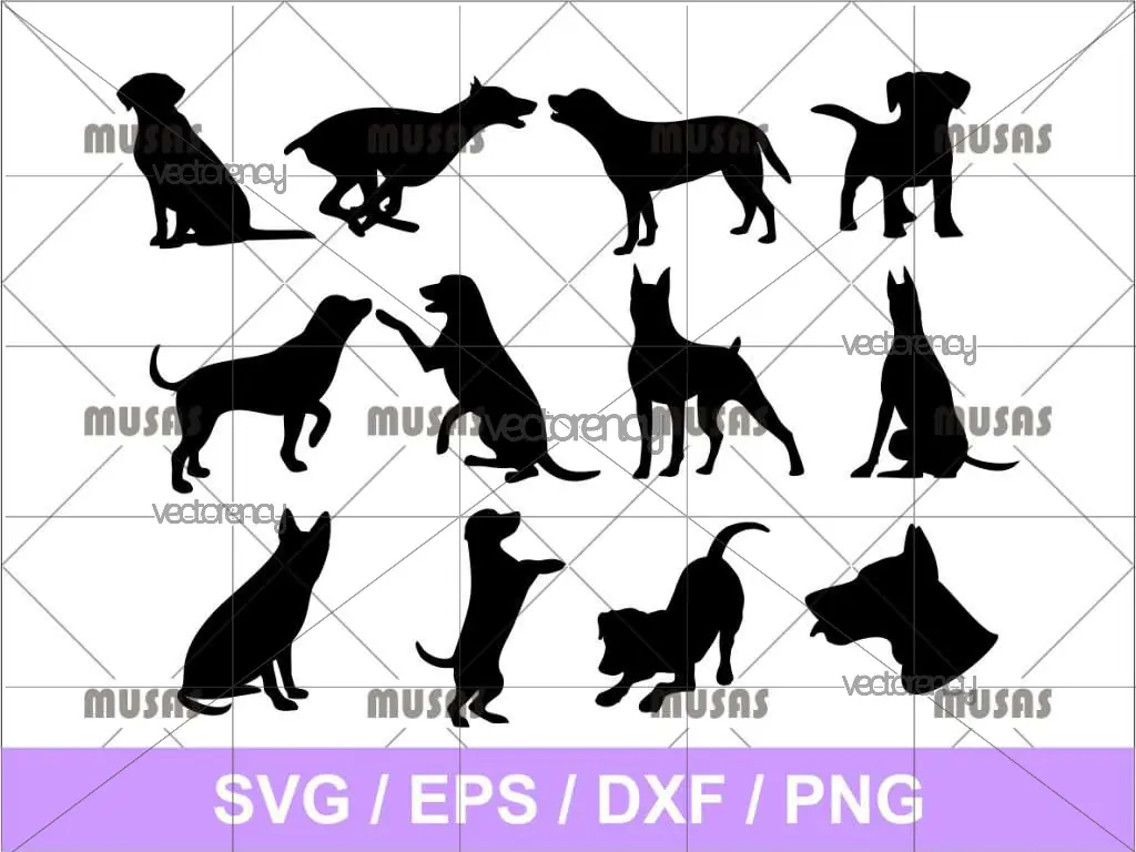 Dog Silhouette SVG