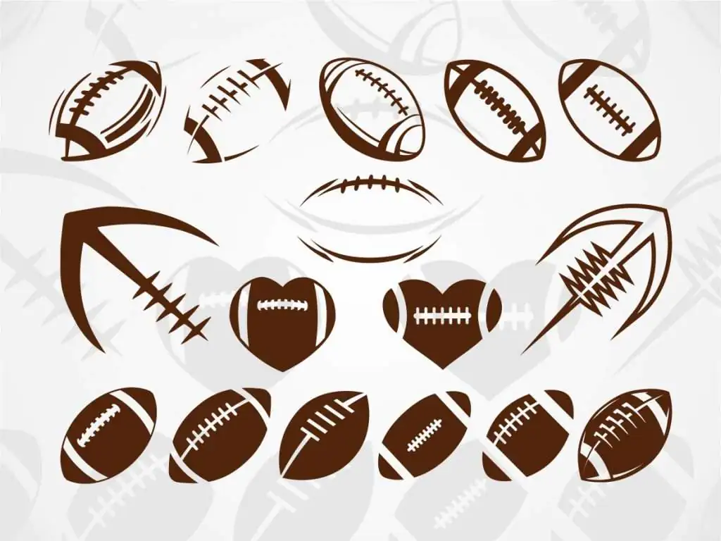 Football SVG DXF PNG EPS Vector