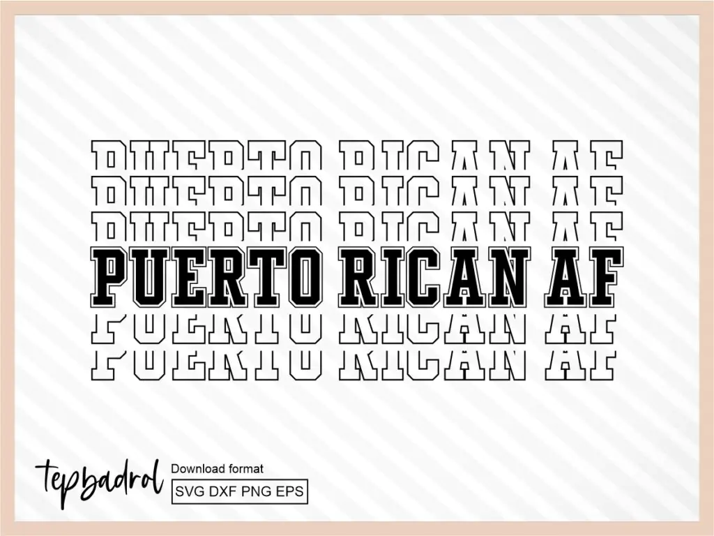 Cricut Puerto Rico SVG