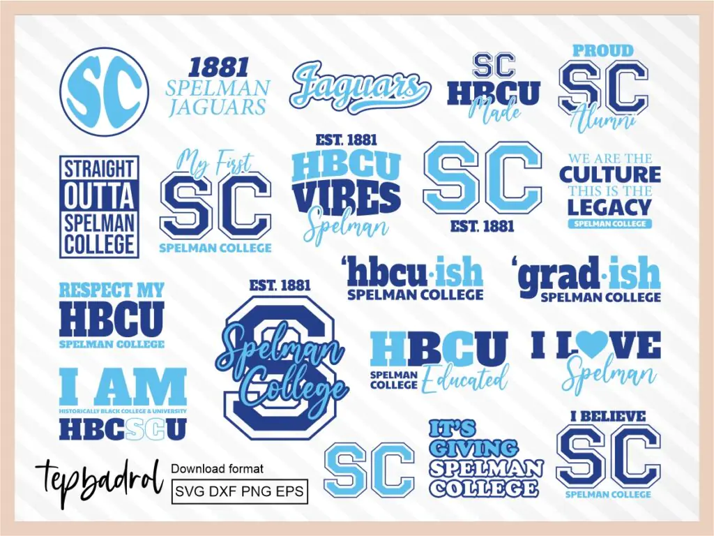 Hbcu Pride With Spelman College SVG Bundle