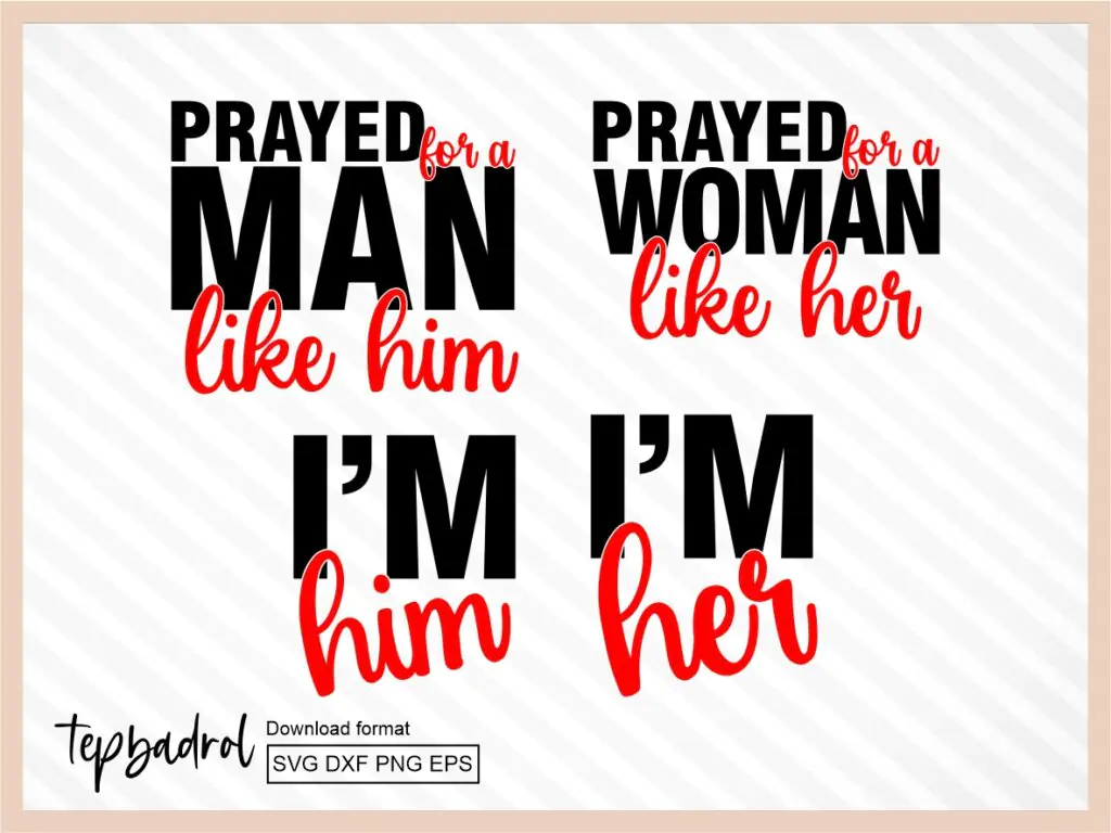 His and Hers SVG, Christian Shirt PNG