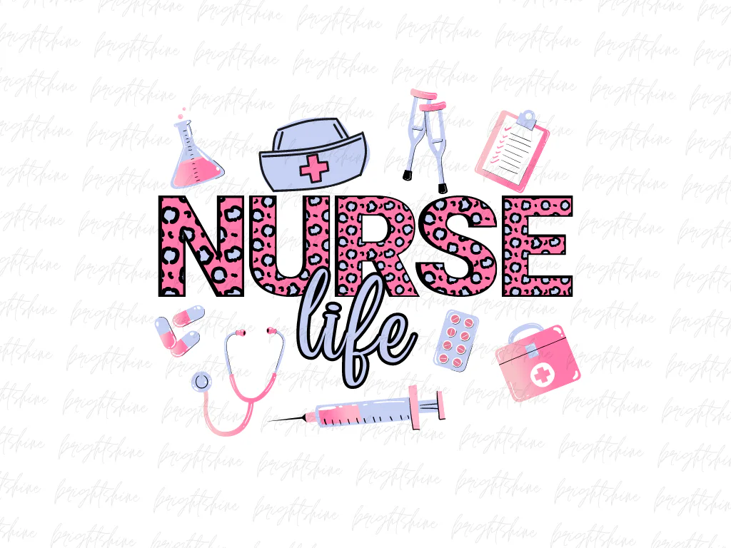 Nurse Life PNG Design