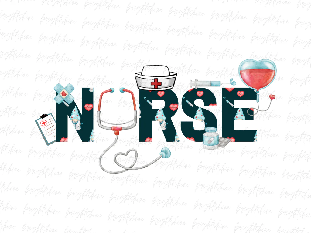 Nurse PNG Design Sublimation