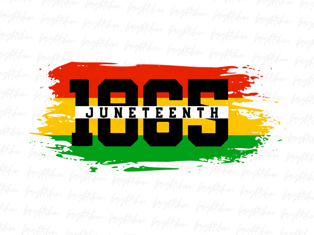 Juneteenth 1865 PNG Design Sublimation