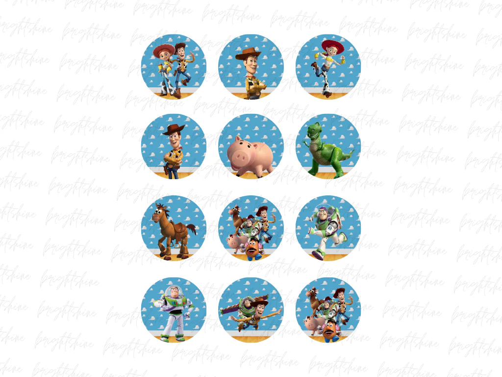 Cup Cake Topper Toy Story